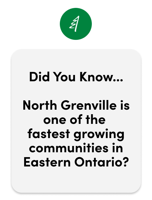 Did you know north grenville is one of the fastest growing communities in Eastern Ontario?
