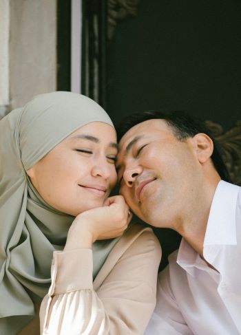an Asian couple