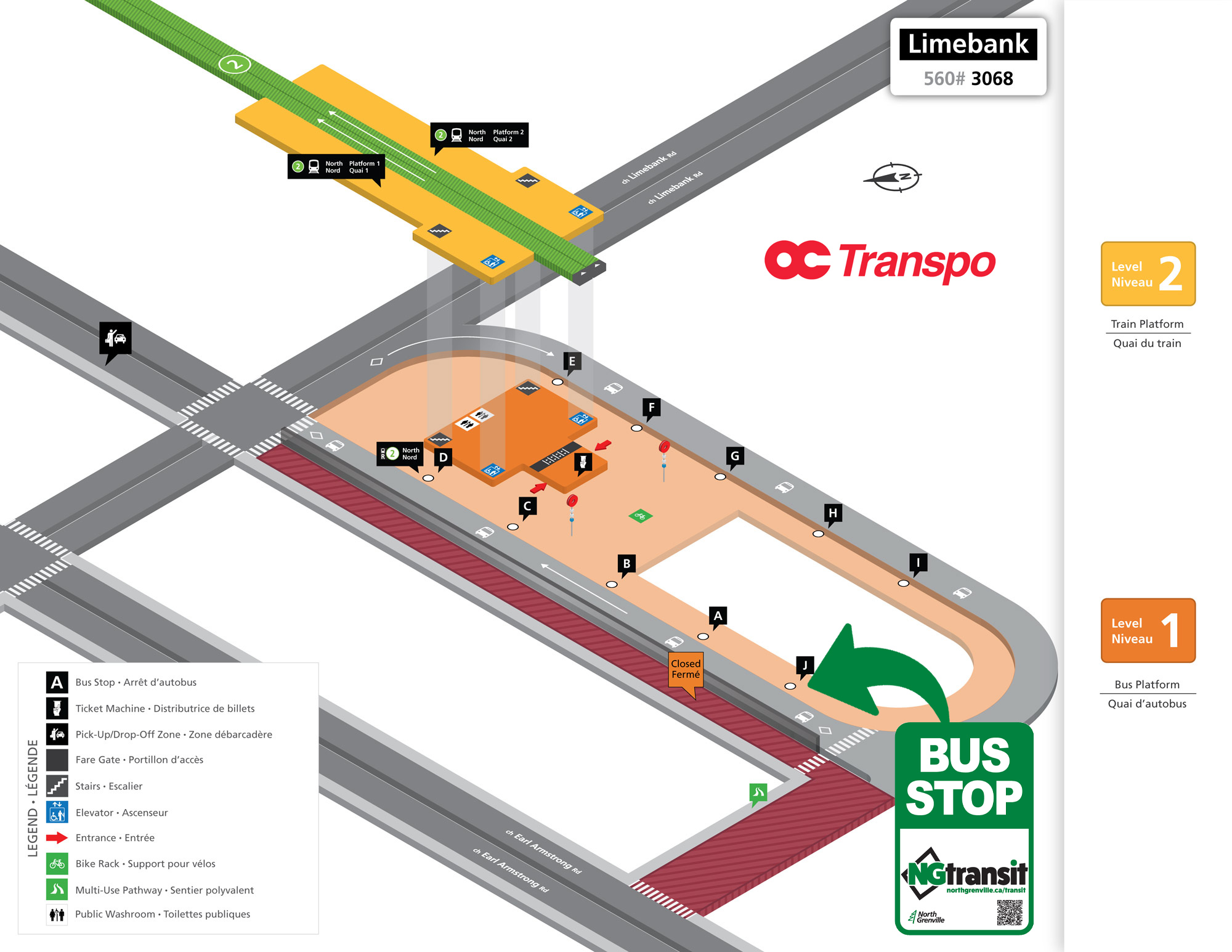 Layout of Limebank Station