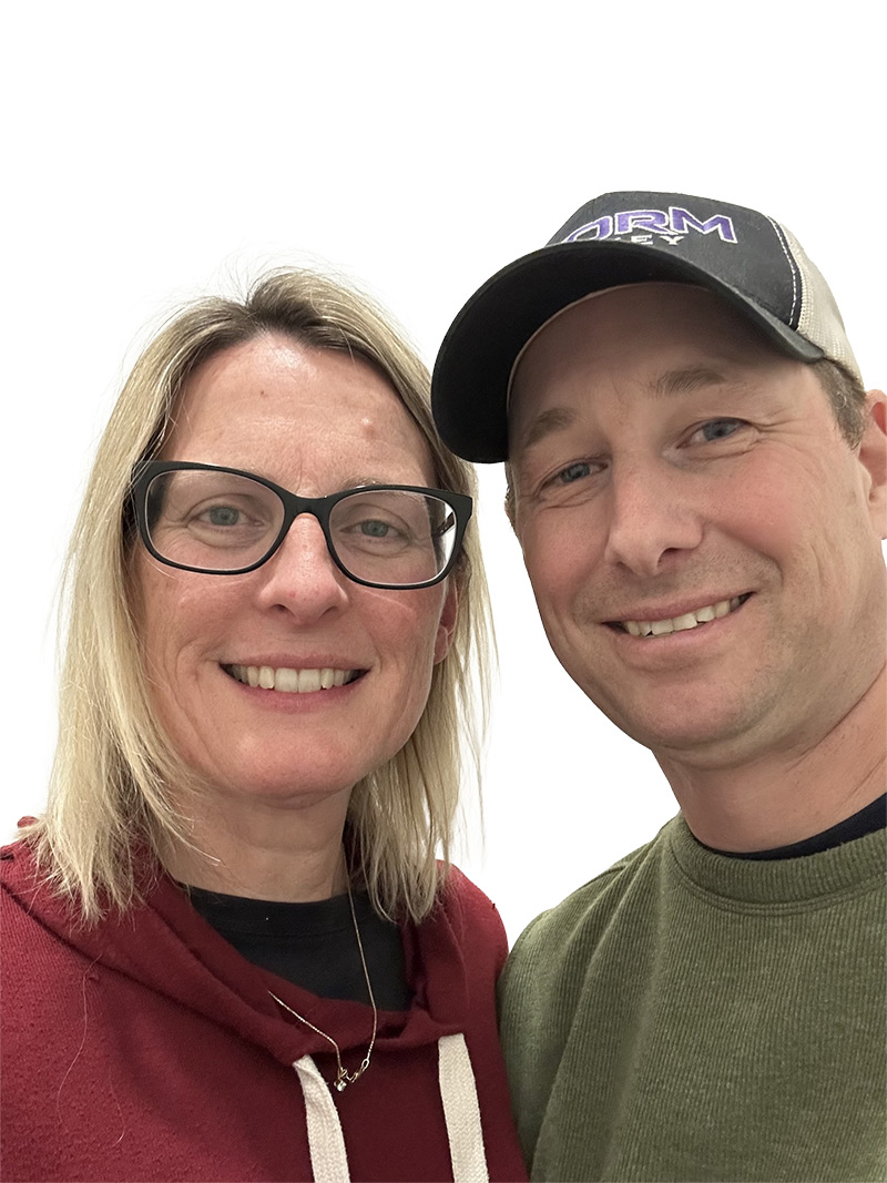 Alicia Fogarty and Joel Lefebvre