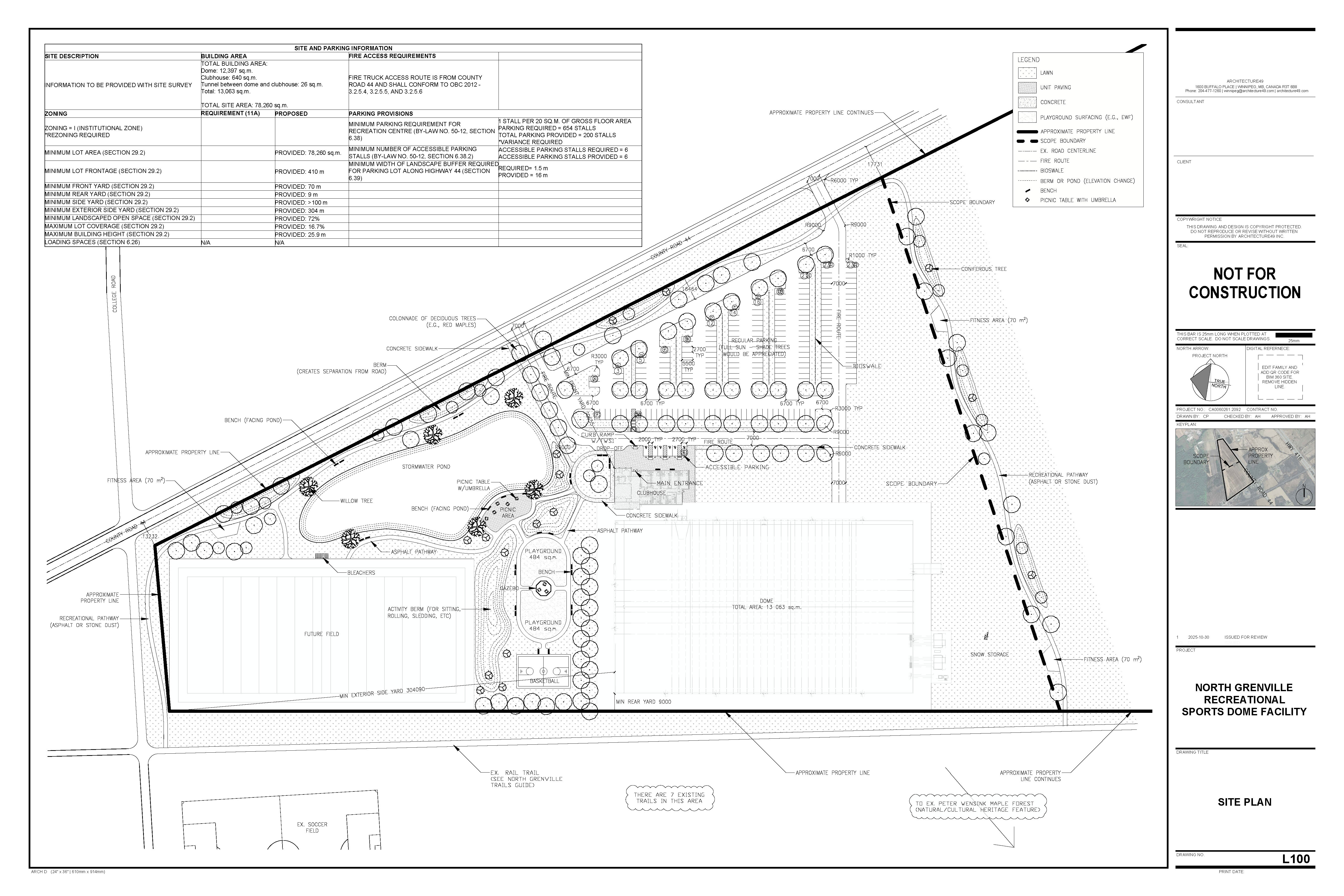 Draft Site Plan campus overview map