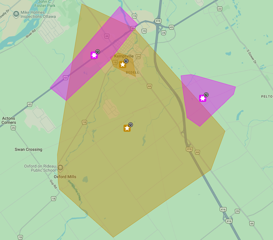 outage map for April 19