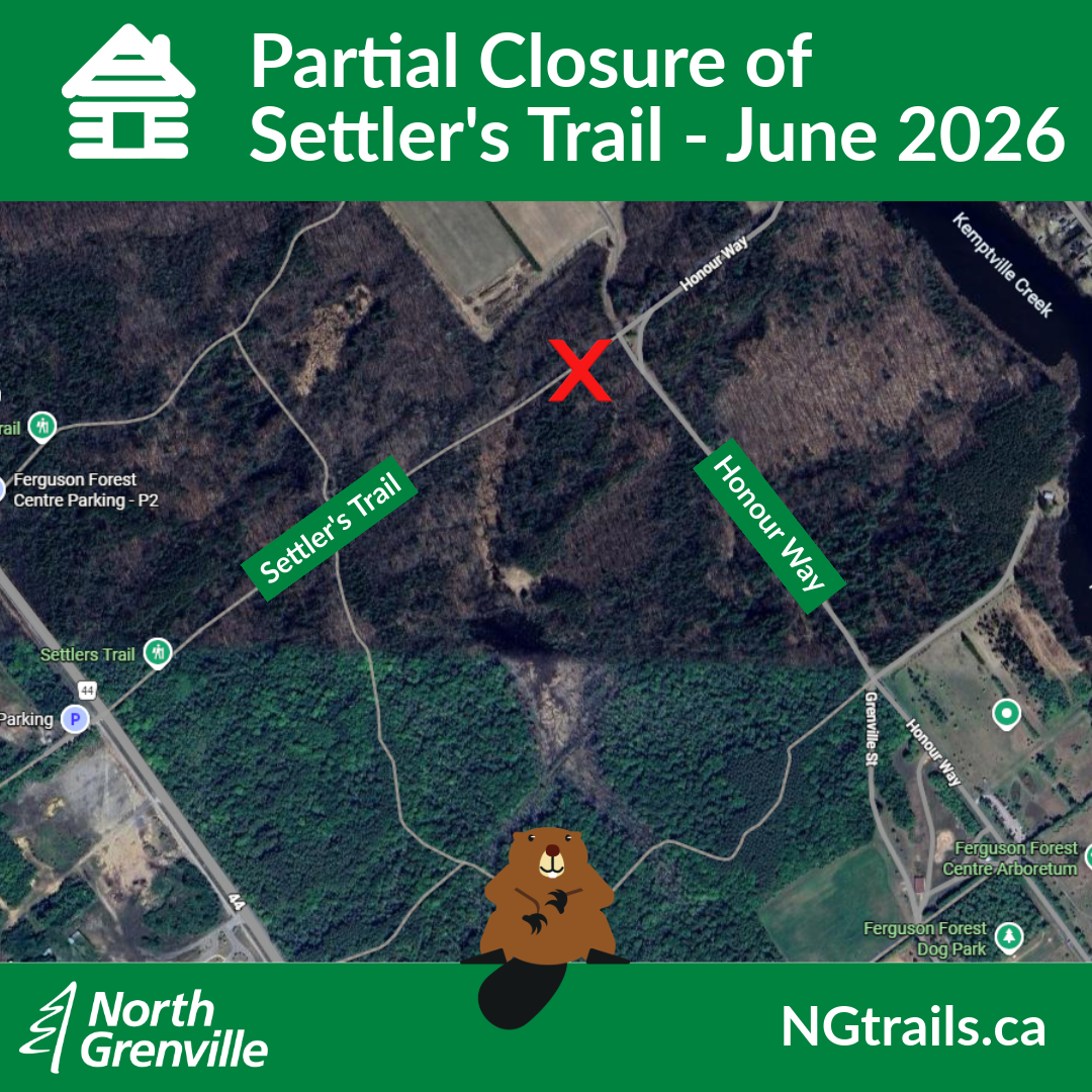 Notice: Portion of Settler's Trail Closed Due to Flooding