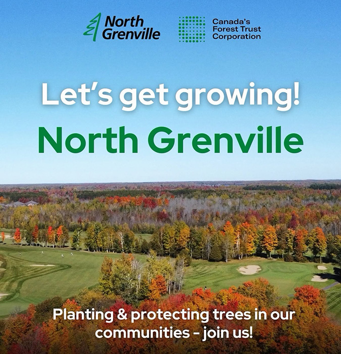 Municipality of North Grenville and Canada’s Forest Trust Corporation launch Let’s get growing! North Grenville