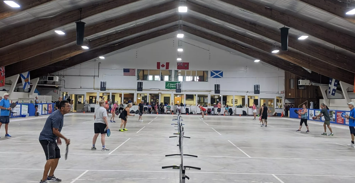pickleball at the curling club
